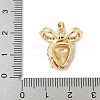 Brass Micro Pave Cubic Zirconia Enamel Pendants KK-M326-05A-G-3