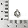 Brass Micro Pave Cubic Zirconia Charms KK-I276-39P-3