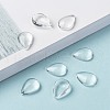 Transparent Teardrop Glass Cabochons GGLA-R024-14x10-8