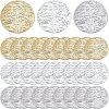 Fingerinspire 30Pcs 3 Colors Environmental Protection Electroplating Brass Pendants KK-FG0001-05-1
