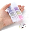 700Pcs Plastic Tiny Ball Stud Earrings with 150Pcs Ear Nuts for Women KY-YW0001-23-5
