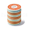 Segment Dyed Twisted Waxed Polyester Cord YC-C003-01B-1