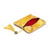 Chinese Brocade Tassel Zipper Jewelry Bag Gift Pouch ABAG-F005-02-3