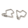 304 Stainless Steel Screw Carabiner Lock Charms STAS-C092-04C-P-2