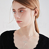 Beebeecraft 12Pcs 2 Colors Alloy Micro Pave Cubic Zirconia Pendants FIND-BBC0003-41-6