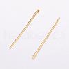 Brass Flat Head Pins KK-F714-06G-A-2