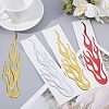 Flame Pattern Waterproof PVC Car Sticker Decals DIY-FH0001-15-4