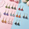 Angel Star Handmade Glass Seed Beads & Glass Dangle Earrings for Women EJEW-MZ00393-1