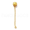 Brass Cable Chain Extender KK-Q774-01G-01-1