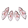 Christmas Theme Epoxy Resin Pendants X1-RESI-TAC0021-99C-1