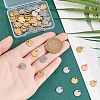   60Pcs 2 Colors 304 Stainless Steel Charms STAS-PH0005-88-3