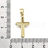 Brass Micro Pave Cubic Zirconia Pendants KK-Z100-30G-3