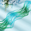 HOBBIESAY 10 Strands Transparent Glass Bead Strands GLAA-HY0001-38A-3