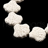 Dyed Natural Lava Rock Beads Strands G-A264-A04-01D-3