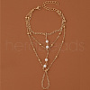 Alloy Plastic Beads Link Ring Bracelets FS-WG86481-01-3