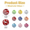 Plating Acrylic Beads PACR-YW0001-20-3