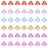 HOBBIESAY 120Pcs 6 Colors Translucent Resin Cabochons RESI-HY0001-25-1