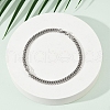 201 Stainless Steel Cuba Chian Bracelet for Men BJEW-B138-01P-3