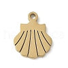 304 Stainless Steel Charms STAS-E501-03G-1