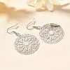 304 Stainless Steel Dangle Earrings EJEW-R015-01P-04-3