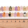 Natural Amethyst & Citrine & Rose Quartz & Prehnite Beads Strands G-N347-09A-12-5