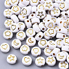 Opaque Acrylic Beads PACR-SZ0001-003B-1