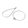 75Pcs 5 Styles 304 Stainless Steel Wire Pendants FIND-FS0002-25-3