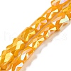 AB Color Plated Glass Beads Strands EGLA-P051-06B-B04-1