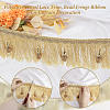 Olycraft 6M Polyester Tassel Lace Trim OCOR-OC0001-51C-4