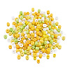 Opaque Glass Round Seed Beads GLAA-TAC0025-07A-07-1