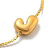 304 Stainless Steel Serpentine Chain Bracelets BJEW-H608-01G-J-3