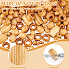 ANATTASOUL 3 Styles Wood Beads WOOD-AN0001-02-3