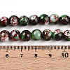 Baking Painted Glass Beads Strands X1-DGLA-N003-8mm-A09-5