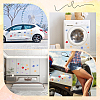 PVC Self Adhesive Flower Car Sticker DIY-WH0453-57A-5