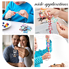 CHGCRAFT 12Pcs 6 Colors Rhinoceros Food Grade Eco-Friendly Silicone Focal Beads SIL-CA0003-07-7