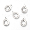 201 Stainless Steel Charms X-STAS-C021-06P-O-1