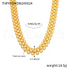 Flower 304 Stainless Steel Link Chain Necklaces for Women FS-WG43A0B-04-2
