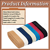 DELORIGIN 21M 7 Colors Polycotton Ribbon DIY-DR0001-54-2