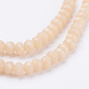 Electroplate Glass Beads Strands X-EGLA-R048-2mm-57-3