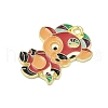 Alloy Enamel Pendants ENAM-D301-01G-02-2