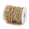 Rack Plating Brass Oval Link Chains CHC-G023-07G-3