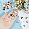 GOMAKERER 48Pcs 6 Colors Eco-Friendly Zinc Alloy  Pendants ENAM-GO0001-09-3