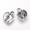 Tibetan Style Alloy Charms TIBE-Q070-15AS-RS-1