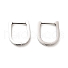 202 Stainless Steel Hoop Earrings EJEW-C076-06F-P-1