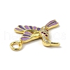 Brass Micro Pave Cubic Zirconia Pendants KK-A163-01G-1-4