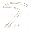 304 Stainless Steel Satellite Chains Eyeglasses Chains X-AJEW-EH00073-1