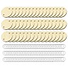 50Pcs Undyed Unfinished Wood Connector Charms WOOD-FS0001-11-1