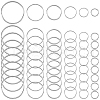 SOFPLATE Iron Open Jump Rings FIND-SP0002-63A-1