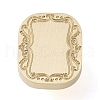 Flower Frame Brass Stamp Heads AJEW-M037-05G-01-2