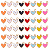 HOBBIESAY 128Pcs 8 Colors Alloy Enamel Charms ENAM-HY0002-97-1